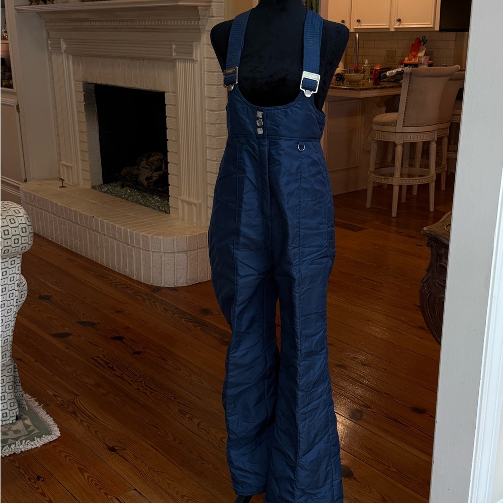 Vintage Blue Women's ski overalls